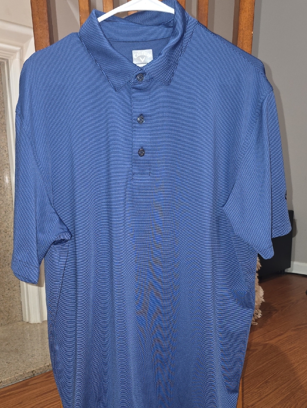 Callaway Men’s Blue Short-Sleeve Polo Shirt